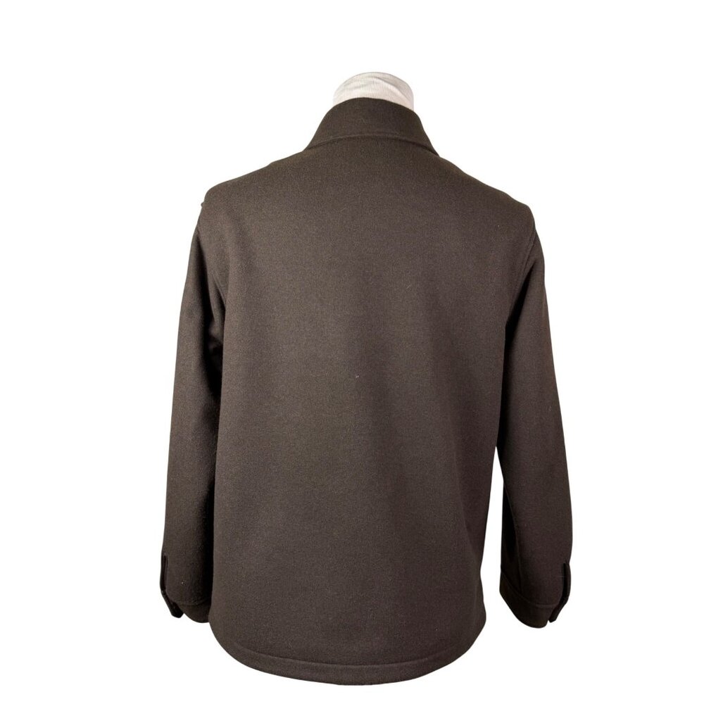 Uniqlo Mens Brown Button-Up Shirt Jacket Size M image 4
